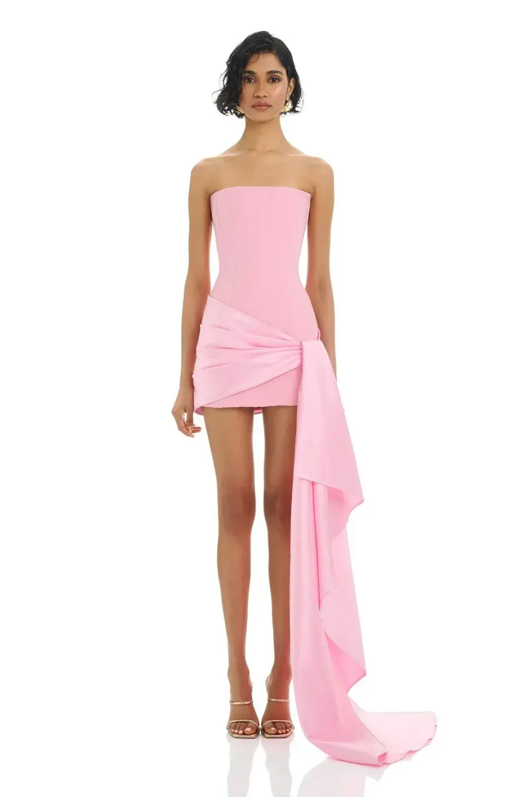 Eliya The Label Midina Dress Pink Size 8 for rent on The Volte - main image