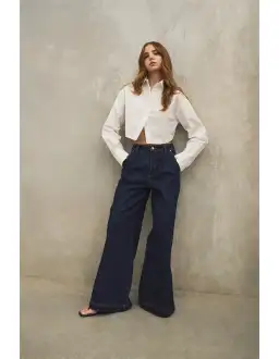 Aje Junee Tailored Denim Pants Size 10 for rent on The Volte - image 5