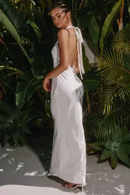 Runaway The Label Diamond Maxi Dress White Size S/AU 8 for rent on The Volte - image 3