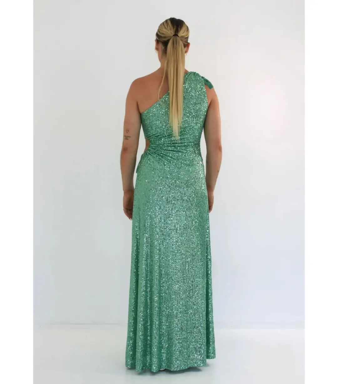 Sonya Moda Nour Mint Sequins Dress Mint Sequins Size AU 10 for rent on The Volte - main image