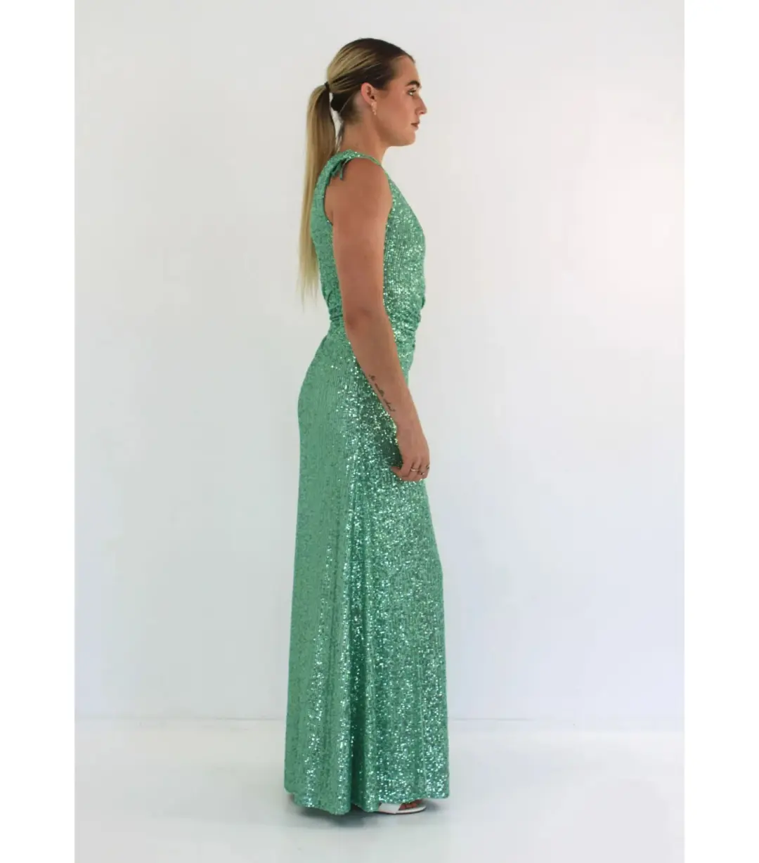 Sonya Moda Nour Mint Sequins Dress Mint Sequins Size AU 10 for rent on The Volte - main image