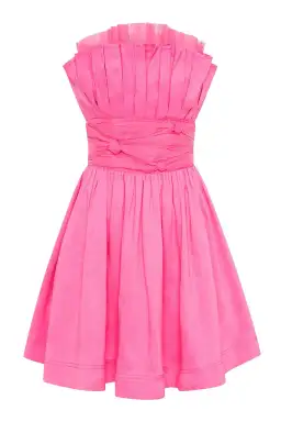 Aje Whisper Layered Mini Dress Pink Size 8 for rent on The Volte - image 5