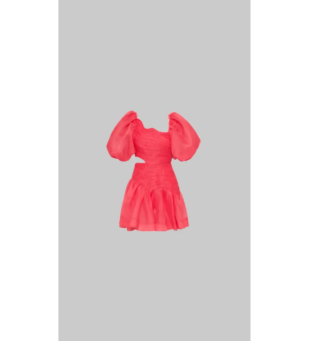 Aje Joan Puff Sleeve Mini Dress Size AU 8 for rent on The Volte - main image