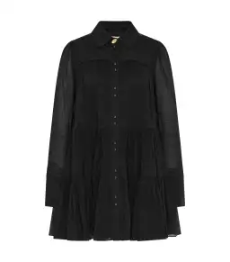 Aje Charmer Lace Trim Mini Dress Black Size AU 6 for rent on The Volte - image 5