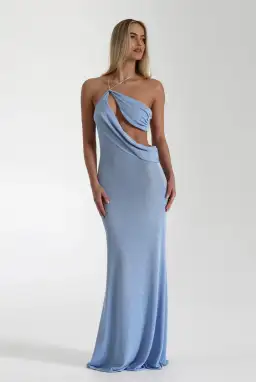 Natalie Rolt Elissa Maxi Dress Blue Size 1 / Aus 8 for rent on The Volte - image 1