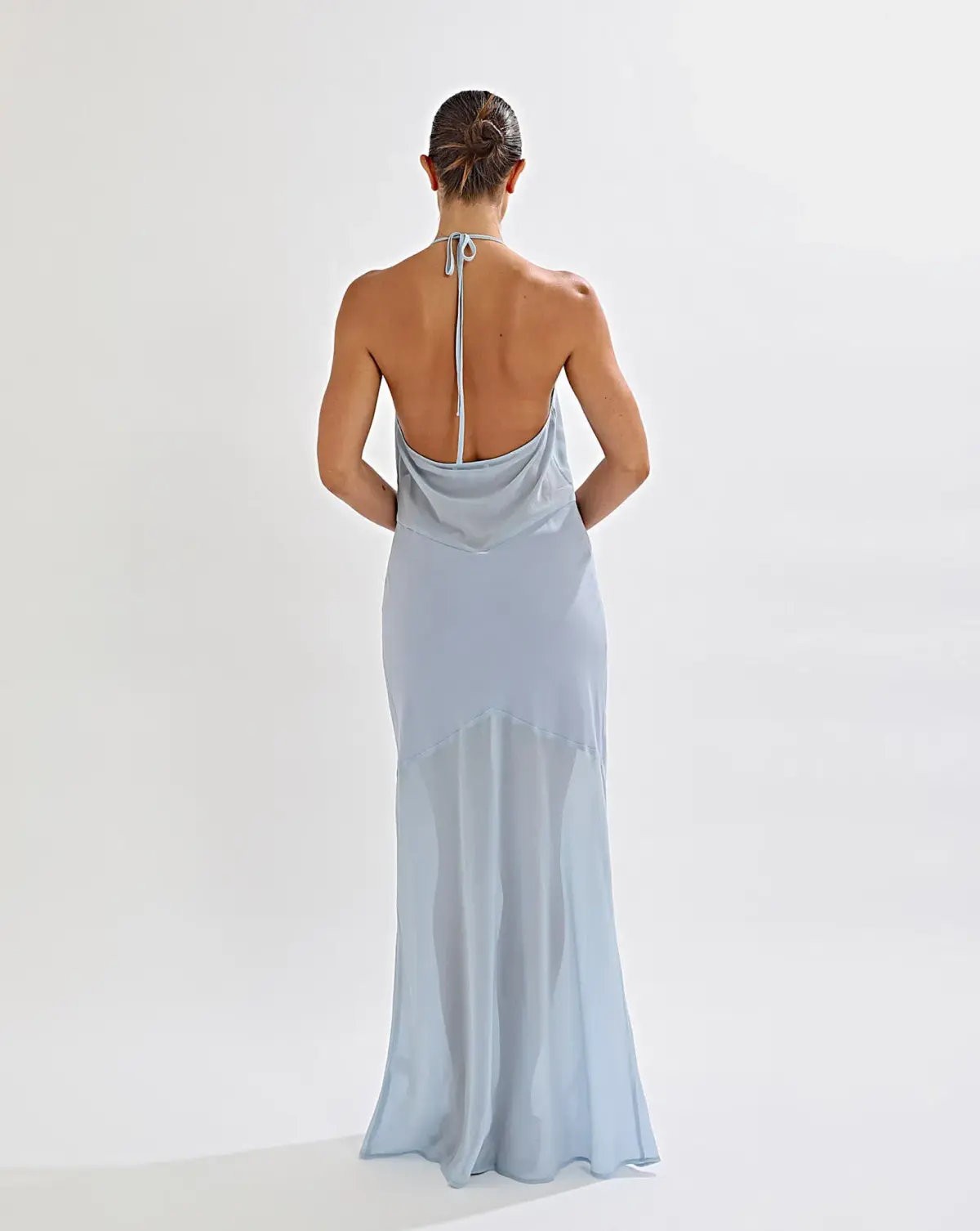 One Mile Eryn Dress in Blue Size 12 - Image 4