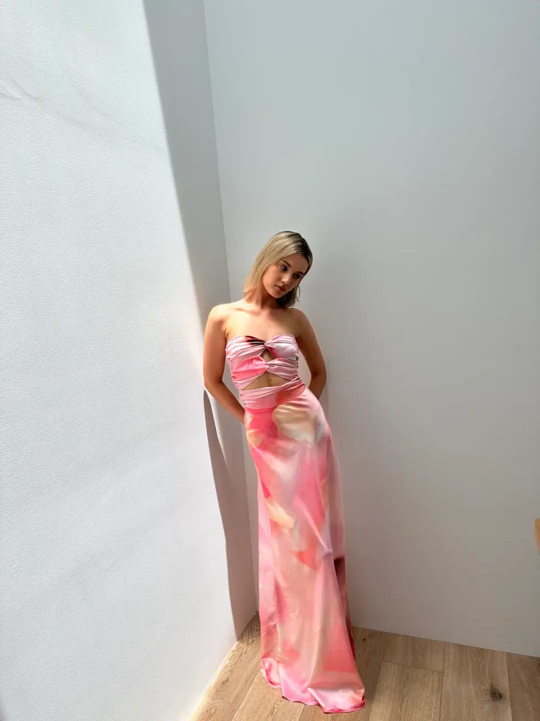 HNTR the Label Inka Dress Lillie Print Size Medium AU 10 for rent on The Volte - main image