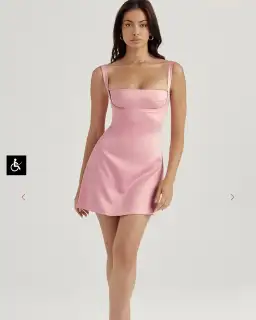House of CB Kara Mini Dress Pink Quartz AU 12-14 for rent on The Volte - image 1