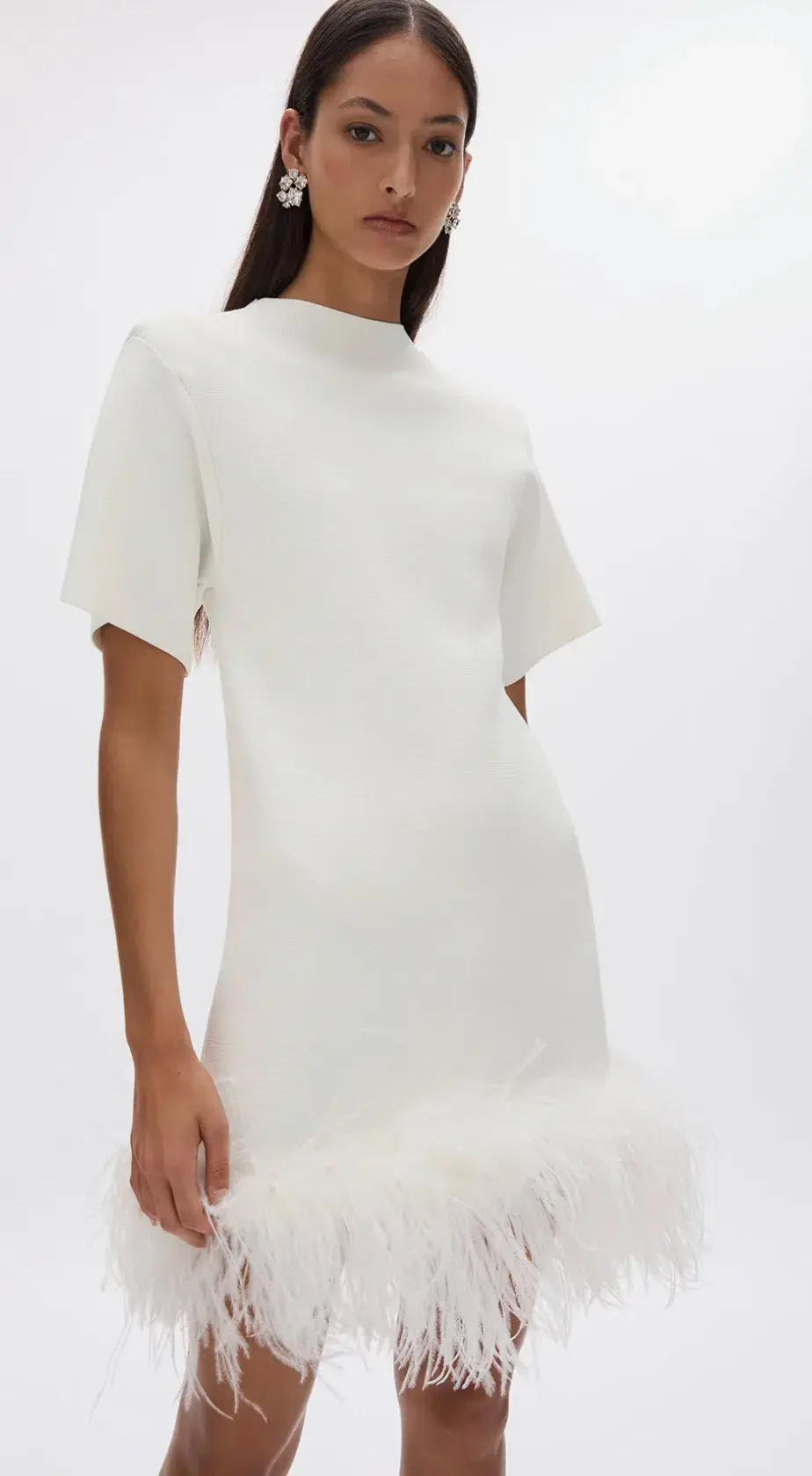 Rachel Gilbert Rita Mini Ivory AU Size 10 for rent on The Volte - main image