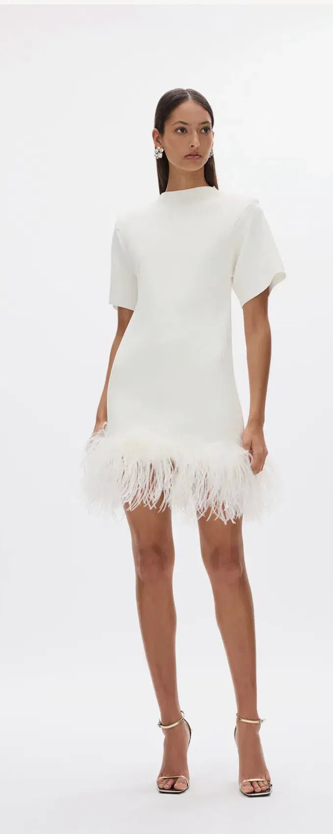 Rachel Gilbert Rita Mini Ivory AU Size 10 for rent on The Volte - main image