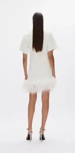 Rachel Gilbert Rita Mini Ivory AU Size 10 for rent on The Volte - image 4