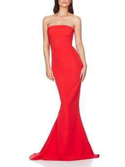 Love Nookie Angelina Gown in Cherry size 6 for rent on The Volte - image 1