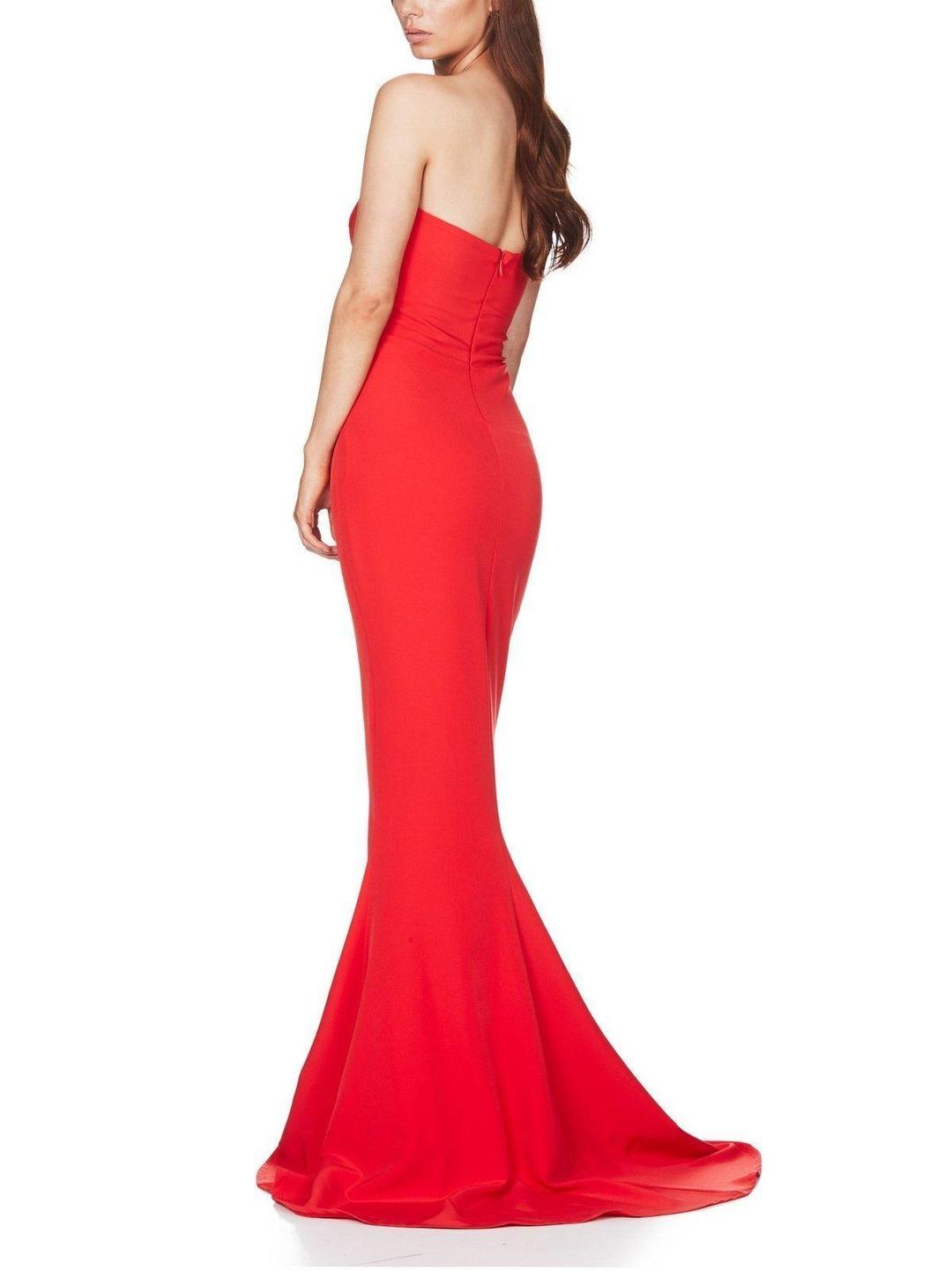 Love Nookie Angelina Gown in Cherry size 6 for rent on The Volte - main image
