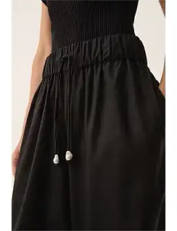 Aje Airlie Relaxed Pants in Black Size AU 8 for rent on The Volte - image 5