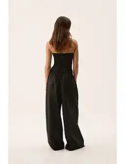 Aje Airlie Relaxed Pants in Black Size AU 8 for rent on The Volte - image 6