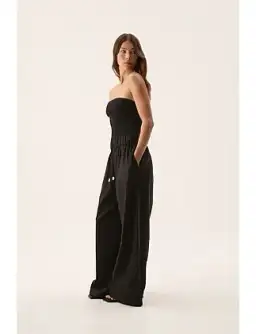 Aje Airlie Relaxed Pants in Black Size AU 8 for rent on The Volte - image 2
