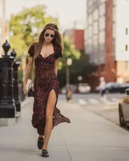 RAT AND BOA MAGNOLIA FLORAL DRESS SIZE 10 for rent on The Volte - image 2