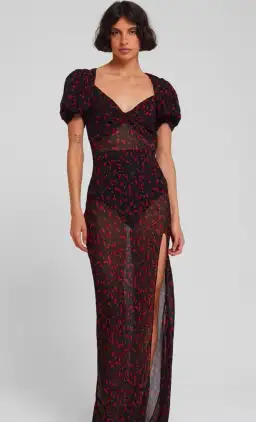 RAT AND BOA MAGNOLIA FLORAL DRESS SIZE 10 for rent on The Volte - image 1