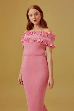 Keepsake Clarity Midi Dress in Pop Pink Size 6 for rent on The Volte - image 4