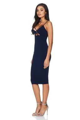 Nookie Highness Midi Dress in Navy Size S for rent on The Volte - image 2