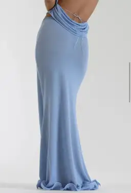 Natalie Rolt Priya Top and Skirt Blue Size AU 8 for rent on The Volte - image 4