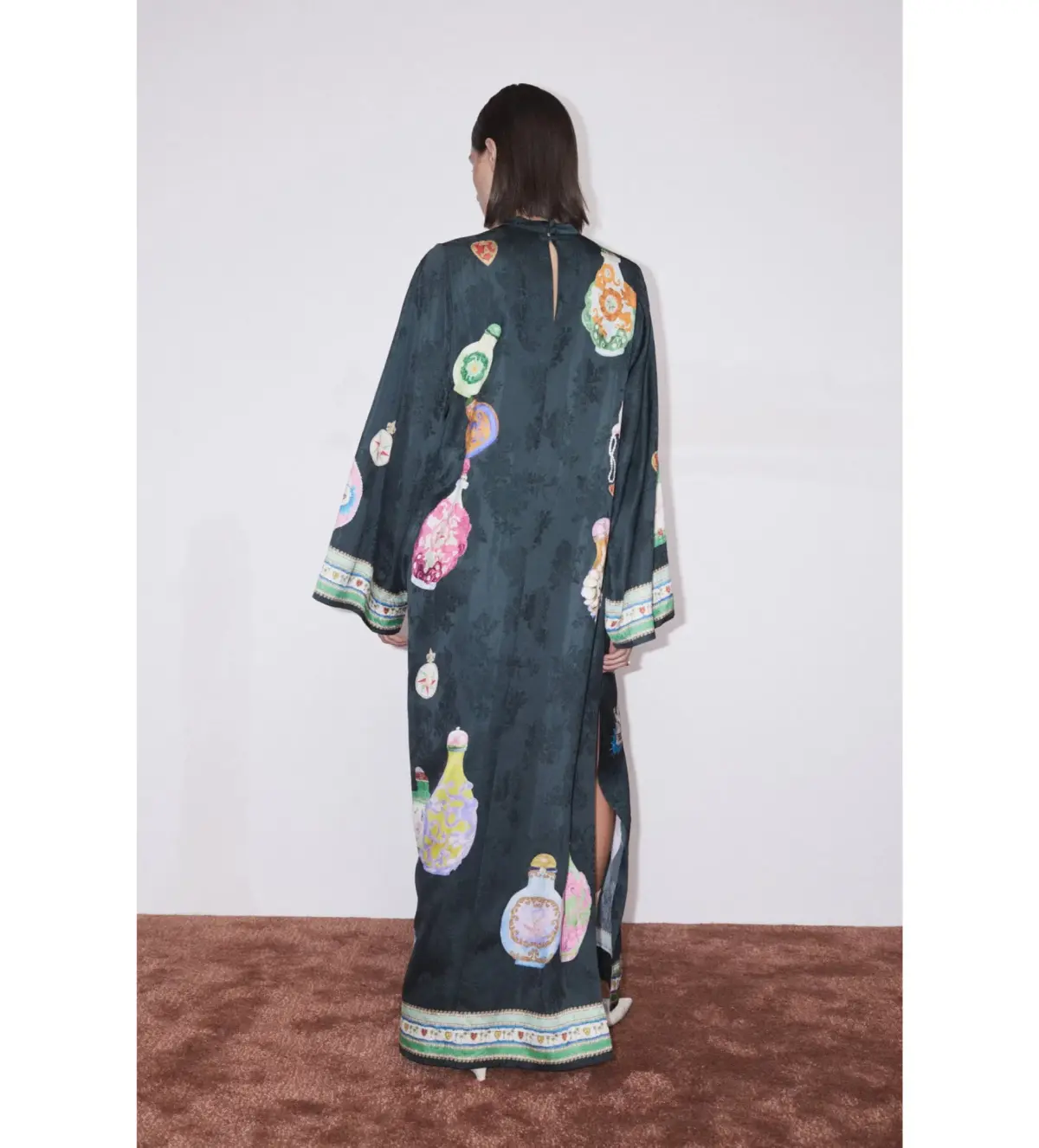 Alemais Royal Midi Dress Print Size AU 14 - Image 2