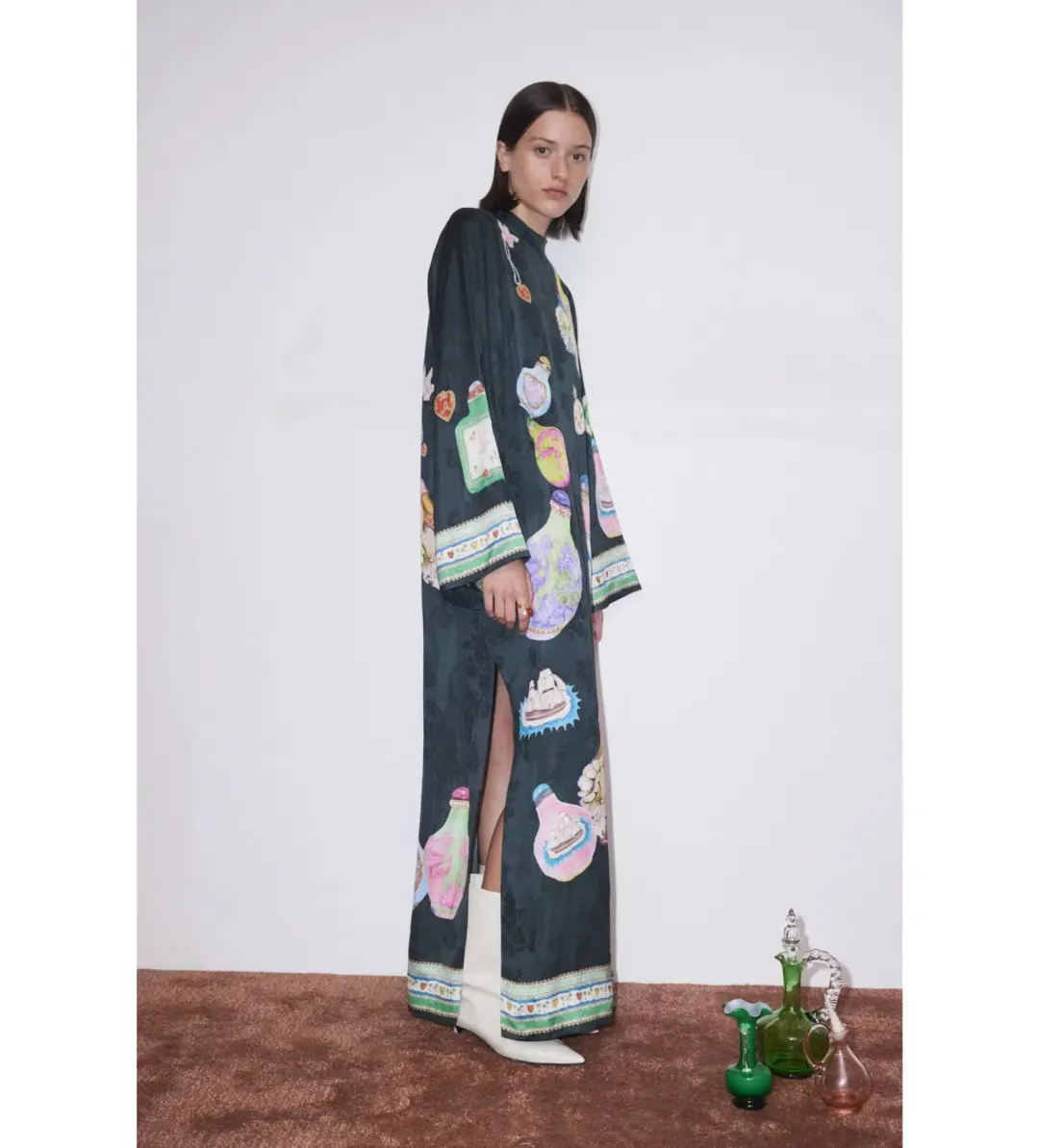 Alemais Royal Midi Dress Print Size AU 14 for rent on The Volte - main image