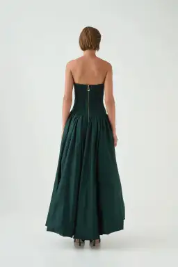 Aje Spatial Maxi Dress Bonsai Green Size AU 10 for rent on The Volte - image 2