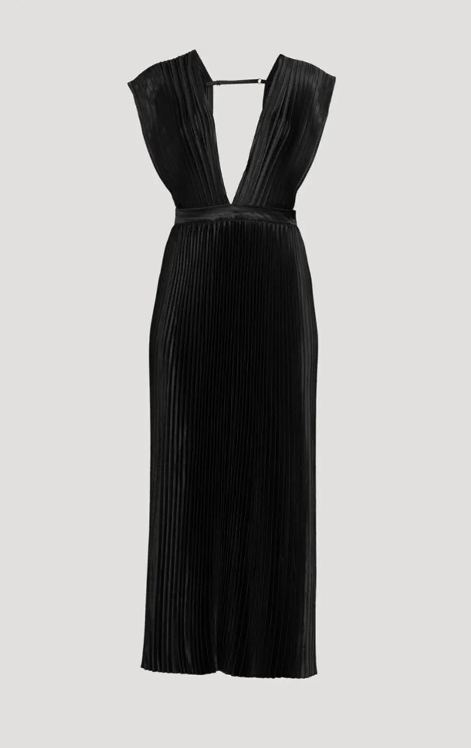 L’idee Gala Gown Noir Maxi Black Size AU 6 for rent on The Volte - main image