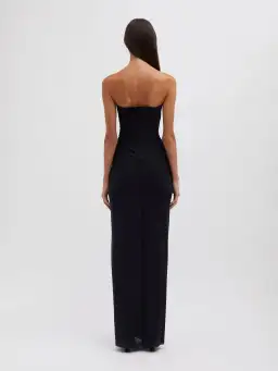 Christopher Esber Plunge Strapless Column Dress Black Size AU 6 for rent on The Volte - image 2