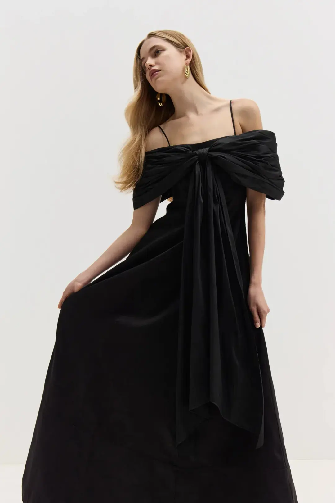Aje Scarlett Gown Black Size 8 for rent on The Volte - main image