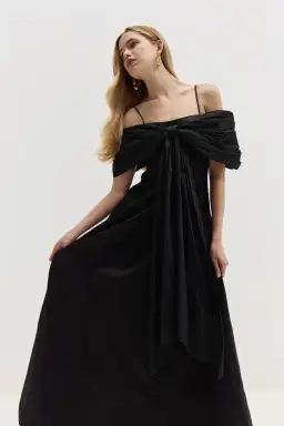 Aje Scarlett Gown Black Size 8 for rent on The Volte - image 2