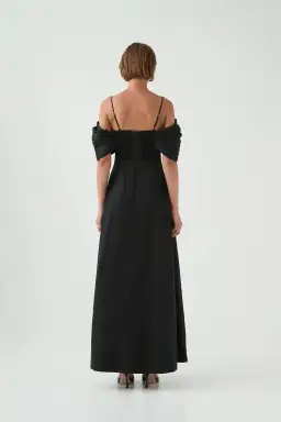 Aje Scarlett Gown Black Size 8 for rent on The Volte - image 4
