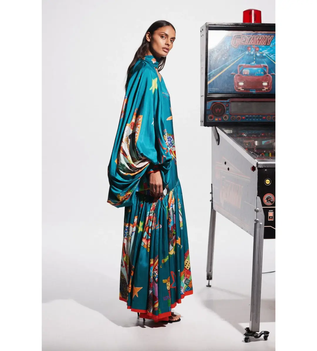 Alemais Rollers Maxi Print Size 6 for rent on The Volte - main image