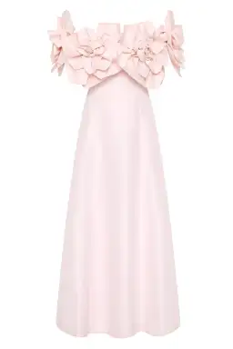 Aje Etta Midi Dress Pastel Pink Size 12 for rent on The Volte - image 5