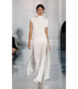 Bec & Bridge Seraphina Asym Dress in White Size AU 10 for rent on The Volte - image 1