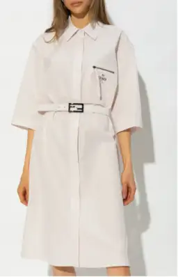 Fendi Oversized Shirt Dress Size 10 for rent on The Volte - image 4