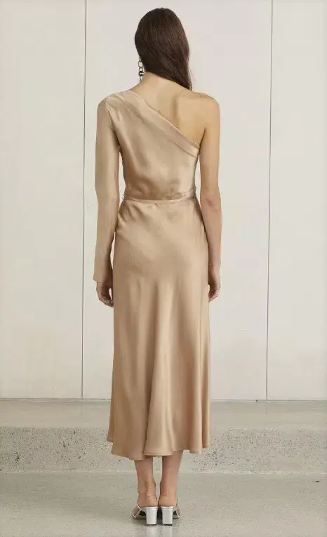 Bec & Bridge Classic One Shoulder Dress Size 8 - Image 3