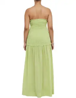 Bec & Bridge Solstice Strapless Maxi Dress Green Size AU 8 for rent on The Volte - image 2