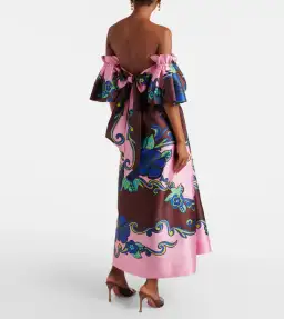 Alemais Azalea Off Shoulder Dress Floral Size AU 10 for rent on The Volte - image 2