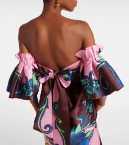 Alemais Azalea Off Shoulder Dress Floral Size AU 10 for rent on The Volte - image 4