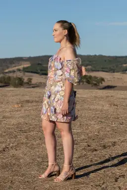 Elliat Perry Embellished Mini Dress in Purple Size L / AU 12 for rent on The Volte - image 3