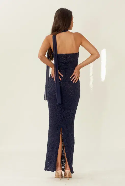 Arcina Ori Meredith Dress Navy Size 10 (M) for rent on The Volte - main image