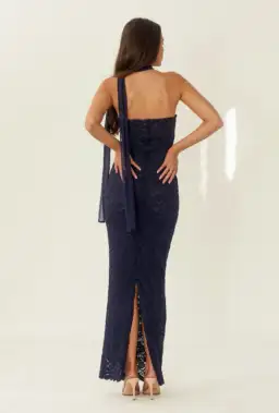 Arcina Ori Meredith Dress Navy Size 10 (M) for rent on The Volte - image 2