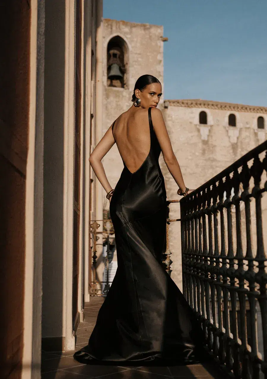 JGR & STN LUCY GOWN Black Size 8 - Image 3