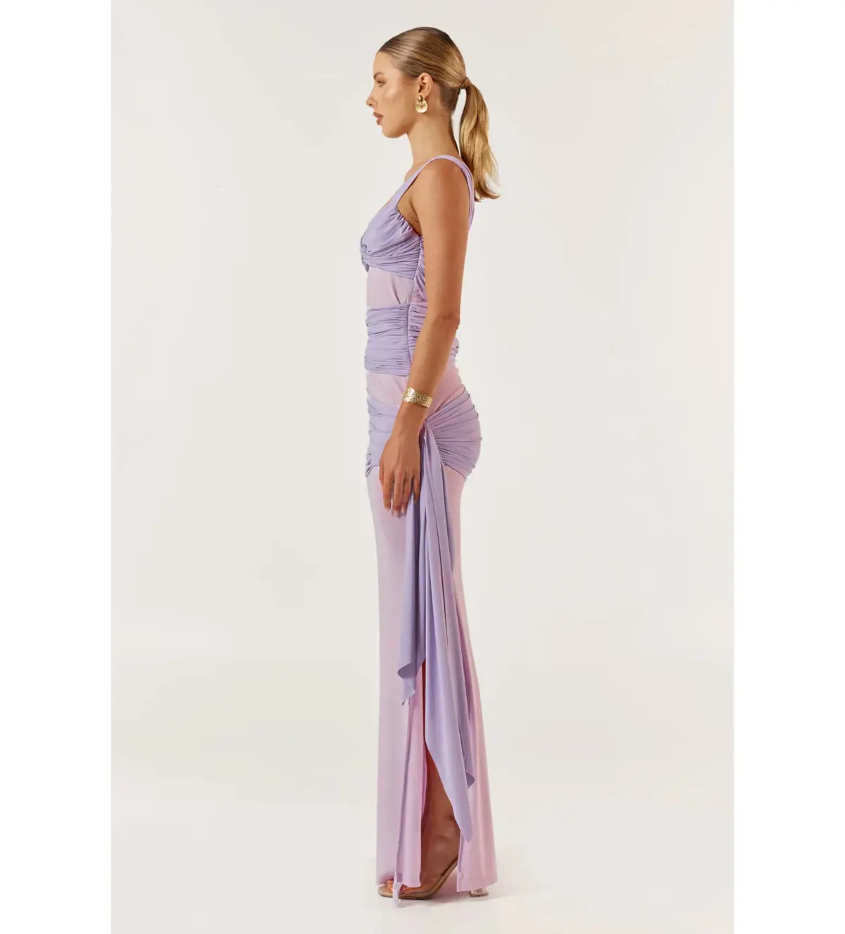 She Is OLLA Ariel Dress Lavender Size 8/S - Image 3