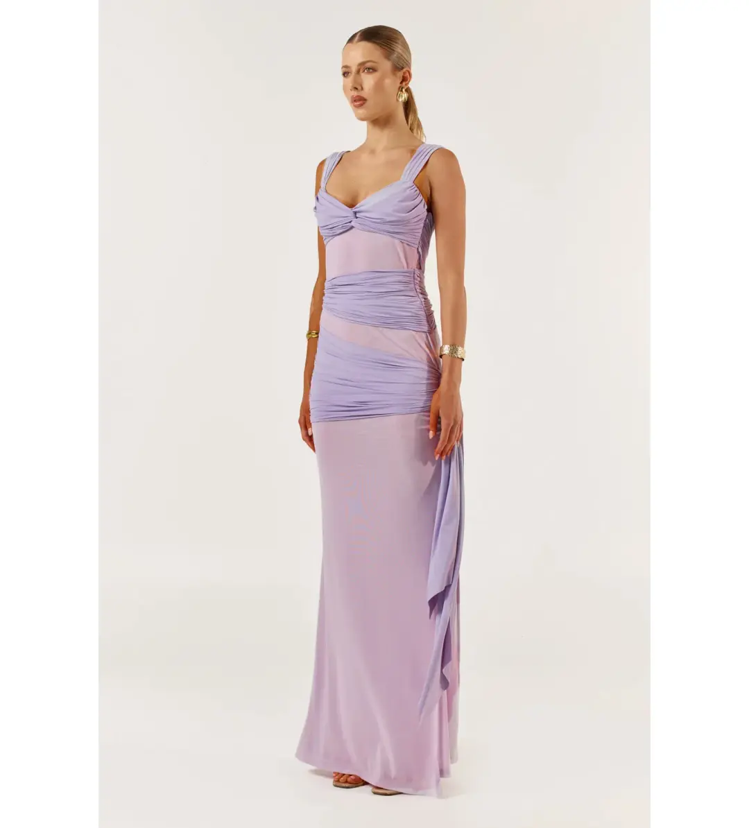 She Is OLLA Ariel Dress Lavender Size 8/S for rent on The Volte - main image