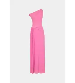 MISHA The Sisal Mesh Dress Orchid Pink Size 12/L for rent on The Volte - image 4