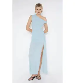 Bec & Bridge Victoria Asym Dress Sky Blue Size 6 for rent on The Volte - image 1