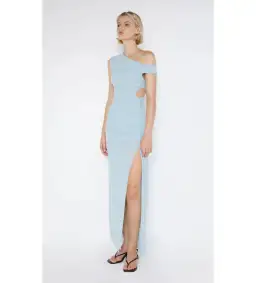 Bec & Bridge Victoria Asym Dress Sky Blue Size 6 for rent on The Volte - image 3